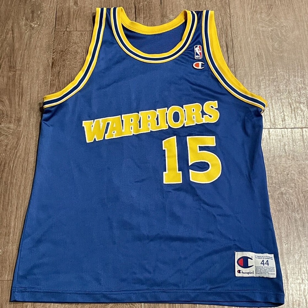 Champion Latrell Sprewell Warriors Basketball Jersey